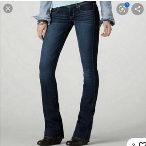 American Eagle Outfitters Dark Blue Boot Cut Jeans 34x28